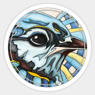 Blue jay bird graphic design Sticker